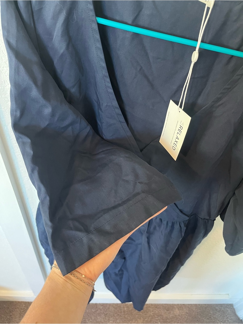 La Relaxed Women's Xl Vivian Navy Shift Dress Nwt — image 5 of 8